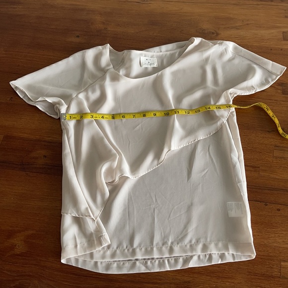 Urban Outfitters dreamy flowy cream boho top sz M - Picture 4 of 7